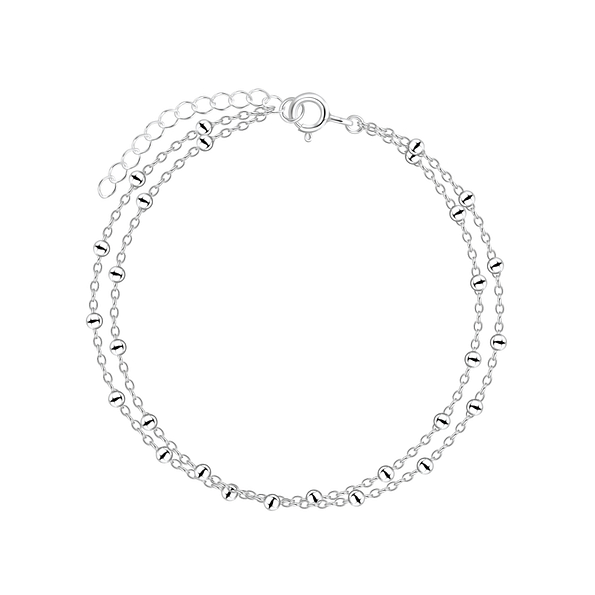 Bracelet de 18 cm satellite en argent - FR5260