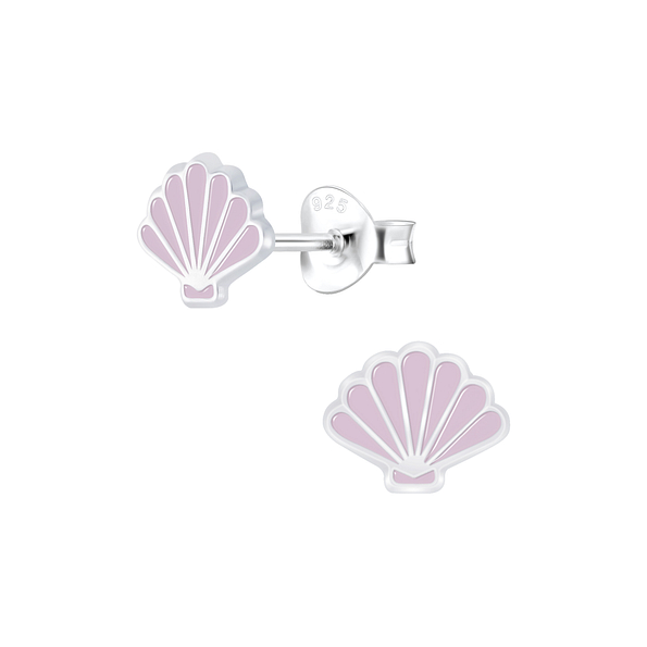 Boucles d'oreilles cœur blanc en argent - FR6631