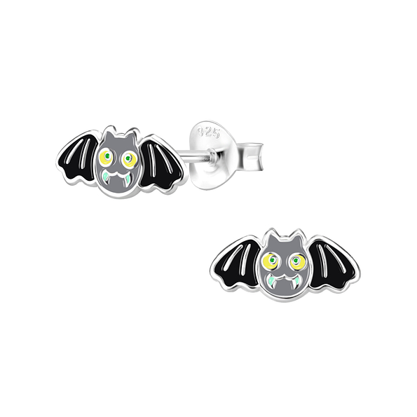 Clous d'oreilles chauve souris en argent - FR8292