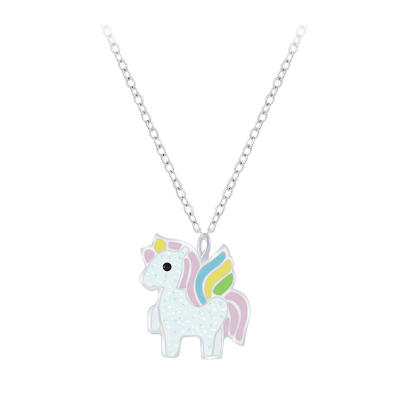 Collier licorne en argent - FR7388