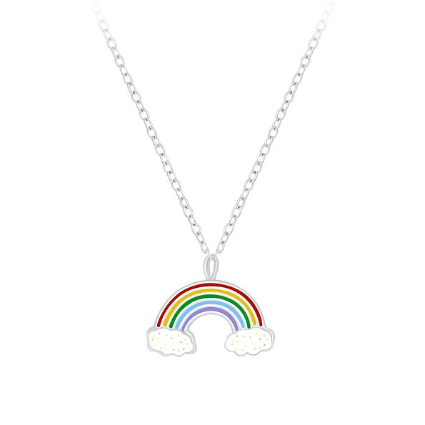 Collier arc-en-ciel en argent - FR6911