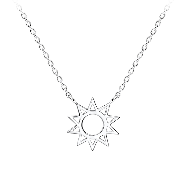 Collier soleil en argent - FR12706