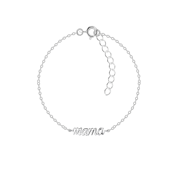 Bracelet mama en argent - FR21082