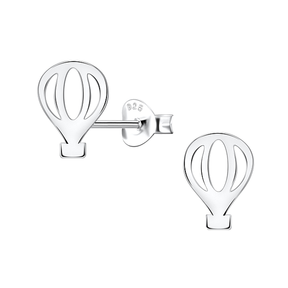 Clous d'oreilles ballon en argent - FR21540