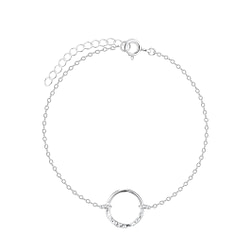 Wholesale Sterling Silver Circle Bracelet - JD8227