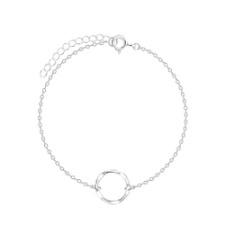 Wholesale Sterling Silver Circle Bracelet - JD8228
