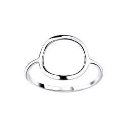 Wholesale Sterling Silver Circle Ring - JD8908
