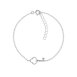 Wholesale Sterling Silver Key Bracelet - JD10724