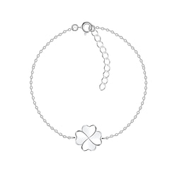 Wholesale Sterling Silver Clover Bracelet - JD11347