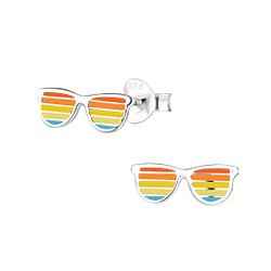 Wholesale Sterling Silver Sunglasses Ear Studs - JD8017