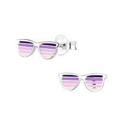 Wholesale Sterling Silver Sunglasses Ear Studs - JD8018