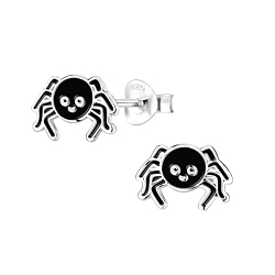Wholesale Sterling Silver Spider Ear Studs - JD8293