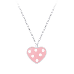 Wholesale Sterling Silver Heart Necklace - JD7311