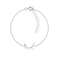 Wholesale Sterling Silver Moon Bracelet - JD16464