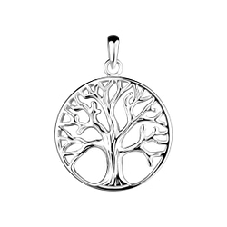 Wholesale Sterling Silver Tree of Life Pendant - JD16581