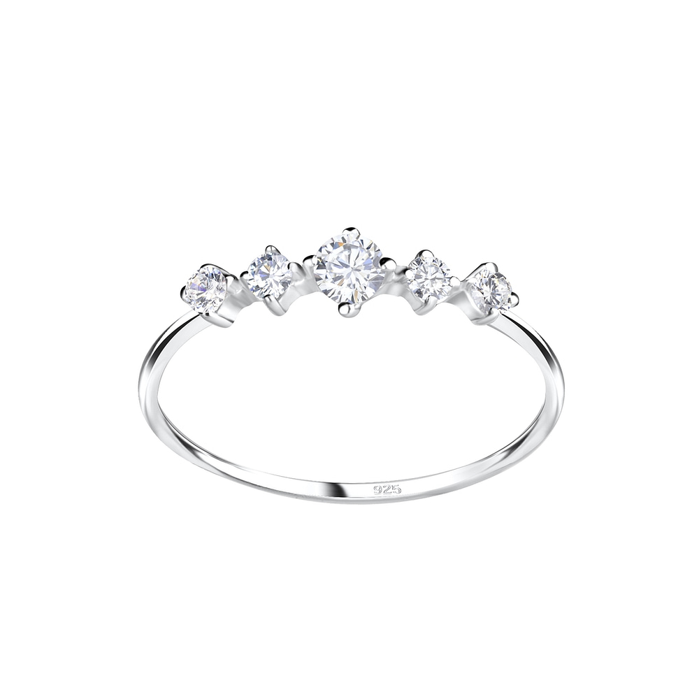 Wholesale Sterling Silver Sparkling Ring - JD11381