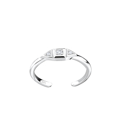 Wholesale Sterling Silver Geometric Toe Ring - JD8139