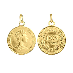 Wholesale Sterling Silver Coin Pendant - JD8802