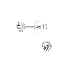 Wholesale Sterling Silver Twisted Ball Ear Studs - JD9239