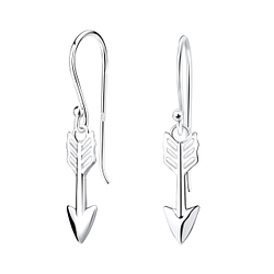 Wholesale Sterling Silver Arrow Earrings - JD9721