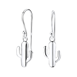 Wholesale Sterling Silver Cactus Earrings - JD9722