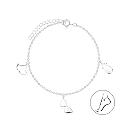 Wholesale Sterling Silver Sunny Day Anklet - JD8106