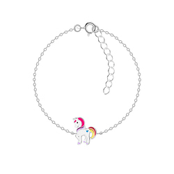 Wholesale Sterling Silver Unicorn Bracelet - JD8685