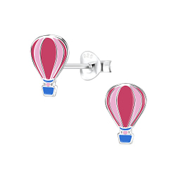 Wholesale Sterling Silver Hot Air Balloon Ear Studs - JD8034