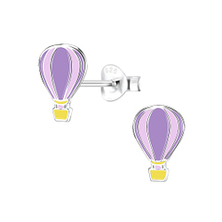 Wholesale Sterling Silver Hot Air Balloon Ear Studs - JD8033