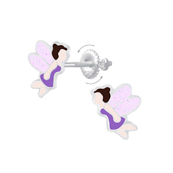 Wholesale Sterling Silver Fairy Screw Back Ear Studs - JD6825