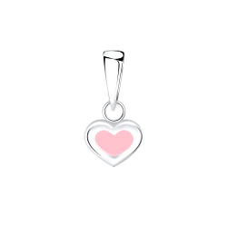 Wholesale Sterling Silver Heart Pendant - JD8894