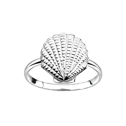 Wholesale Sterling Silver Shell Ring - JD8347