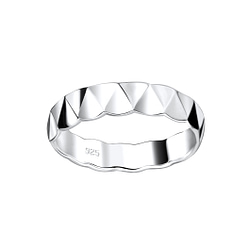 Wholesale Sterling Silver Patterned Ring - JD9511