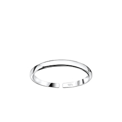 Wholesale Sterling Silver Band Adjustable Toe Ring - JD1642