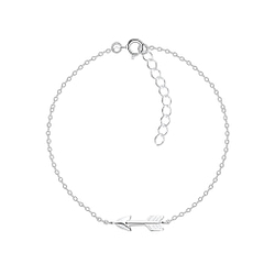 Wholesale Sterling Silver Arrow Bracelet - JD9528