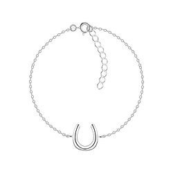 Wholesale Sterling Silver Horseshoe Bracelet - JD10715