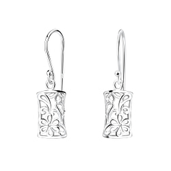 Wholesale Sterling Silver Flower Earrings - JD5175