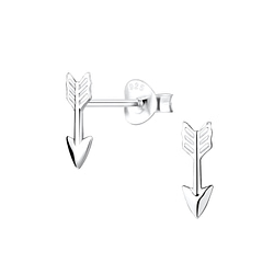 Wholesale Sterling Silver Arrow Sutd Earrings - JD10638