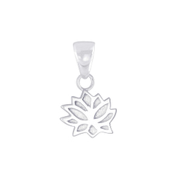 Wholesale Sterling Silver Lotus Flower Pendant - JD5091