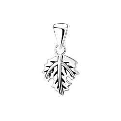 Wholesale Sterling Silver Leaf Pendant - JD4550