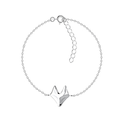 Wholesale Sterling Silver Fox Bracelet - JD11350