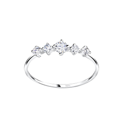 Wholesale Sterling Silver Sparkling Ring - JD11381