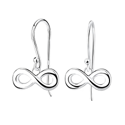 Wholesale Sterling Silver Infinity Earrings - JD12041