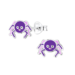 Wholesale Sterling Silver Spider Ear Studs - JD12356