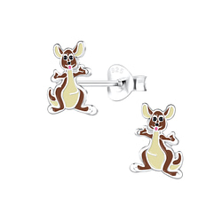 Wholesale Sterling Silver Kangaroo Ear Studs - JD13538