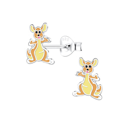 Wholesale Sterling Silver Kangaroo Ear Studs - JD13537