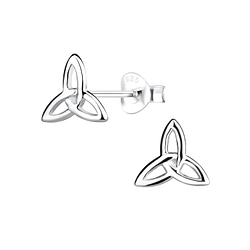 Wholesale Sterling Silver Celtic Ear Studs - JD14068