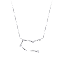 Wholesale Sterling Silver Gemini Constellation Necklace - JD7952