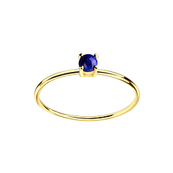 Wholesale Sterling Silver Lapis Lazuli Ring - JD11384
