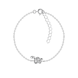 Wholesale Sterling Silver Snake Bracelet - JD16321